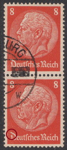 Germany, stamp plate error letter D in DEUTSCHES