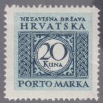 Dots in letters D and V in DRŽAVA and R in MARKA