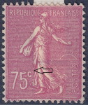 France, type Sower of Roty stamp, 75 centimes, Type I