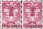 German occupation of Serbia, designer's mark: Letters CГ in the upper left corner