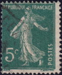 France, Sower by Roty stamp, Offset: front