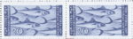 Slovene Littoral postage stamp flaw Lower left corner damaged (II).