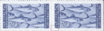 Slovene Littoral postage stamp flaw Lower left corner damaged (I).