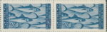 Slovene Littoral postage stamp flaw White scratch above letter V in SLOVENO.