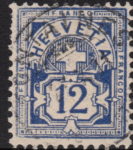 Switzerland Cross and Numeral Underinking on the left side
