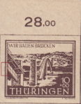 Germany Thueringen post stamp flaw: Thueringen-postage-stamp-Bridges-10+70Pf_Plate-Flaw-F4-poss.jpg