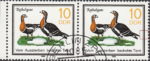 GDR 1985 Wildlife Preservation postage stamp plate flaw Small indentation in the right outer frame.