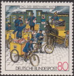 Germany postage stamp day plate flaw BUND 1337II