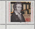 Germany postage stamp Leopold Gmelin plate flaw