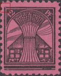Germany Mecklenburg Vorpommern stamp plate flaw Outer frame of the top left corner broken