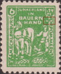 Germany Mecklenburg Vorpommern Land Reform stamp plate flaw