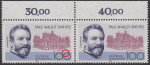 Germany 1991 postage stamp plate flaw Paul Wallot Mi.1536I