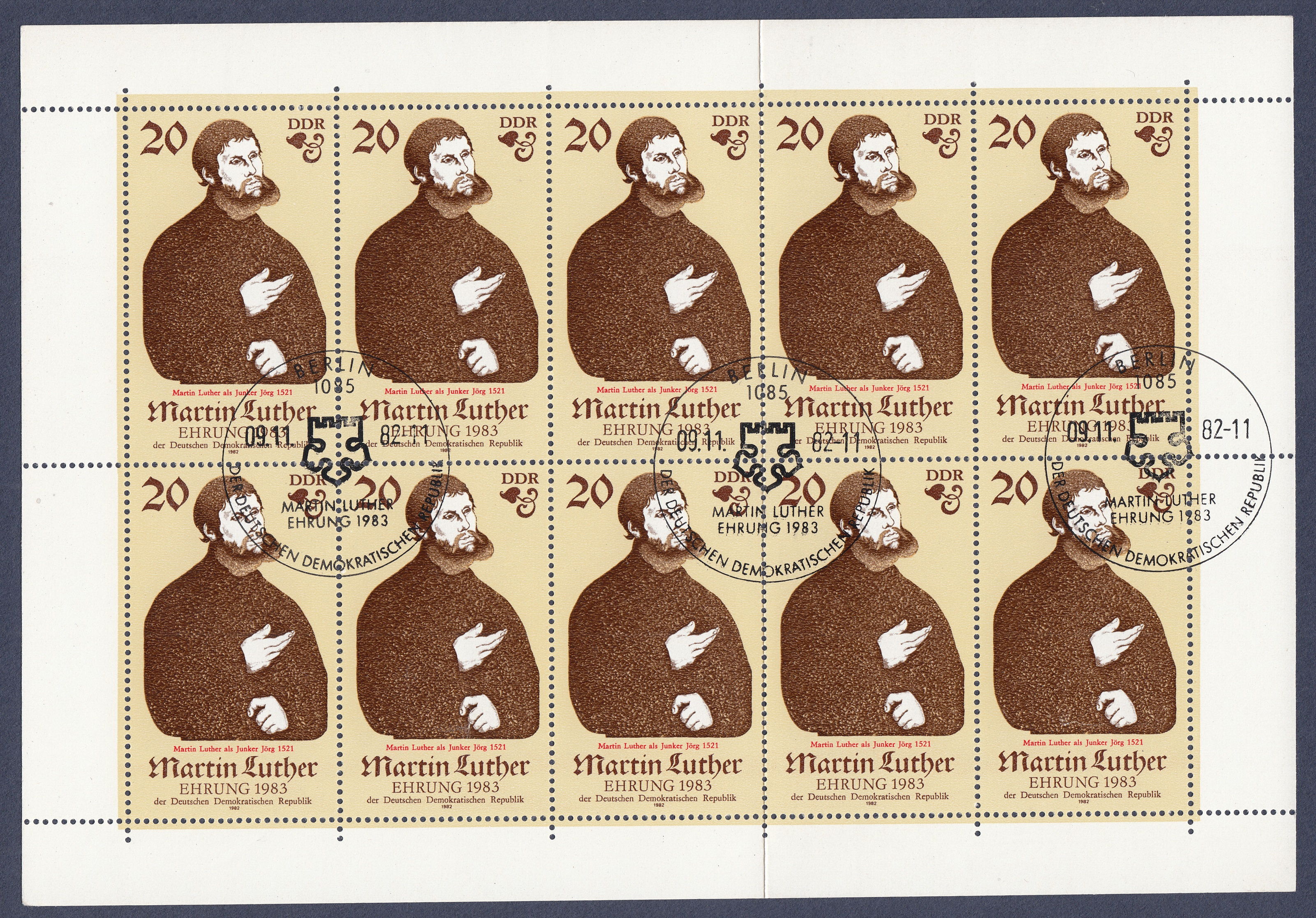 German Democratic Republic, varieties of postage stamps: 1982 – World ...