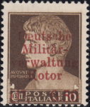 German occupation of Kotor: 0.50 Lit., large ä, large w