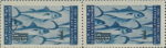 Slovenian Littoral postage stamp overprint error: Top horizontal line damaged to the left