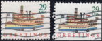 USA 1992 Christmas greeting postage stamp boat