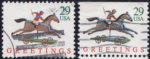 USA 1992 Christmas greeting postage stamp toy