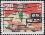 USA postage stamp Hank Williams Type I