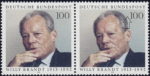 Germany Willy Brandt postage stamp error