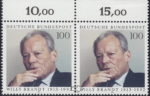 Germany Willy Brandt postage stamp error