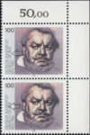 Germany 1993 Heinrich George postage stamp error Mi.1689II