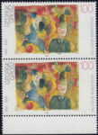 Germany 1993 painting George Grosz postage stamp error 1656I