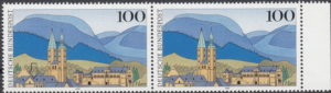 Germany 1993 postage stamp Harz Goslar plate flaw Mi.1685I