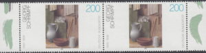 Germany 1995 Georg Schrimpf painting postage stamp plate flaw 1775I