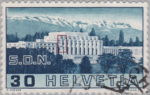 Switzerland: postage stamp error, League of Nations