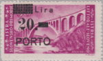 Slovene Littoral postage due stamp types short R in PORTO