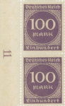 Germany postage stamp sheet element Group column numbering Gruppenpaarnummer
