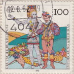 Germany 1992 Europa cept stamp plate flaw Mi.1609I