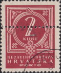 Croatia 1942 postage due issue