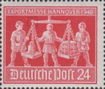 Allied occupation of Germany 1948 Hannover export fair 969V