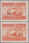 Philately postage stamp type example engraves mark