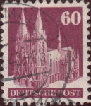Germany 1948 Cologne Cathedral 60 pfennig postage stamp type 2