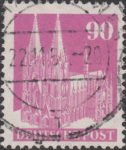 Germany 1948 Cologne Cathedral 90 pfennig postage stamp type 4