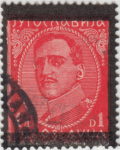 Yugoslavia 1934 Alexander stamp black frame type IV/90 front