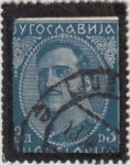 Yugoslavia 1934 Alexander stamp black frame type IX/90 front