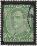 Yugoslavia 1934 Alexander stamp black frame type VII front