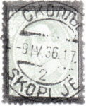 Yugoslavia 1934 Alexander stamp black frame type VIII/82