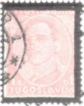Yugoslavia 1934 Alexander stamp black frame type V/c