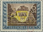 Germany 1943 Stamp Day postage stamp flaw dot below REICH