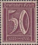 Germany 1921 postage stamp plate 