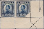 Postage stamp freak Yugoslavia 1921 paper fold