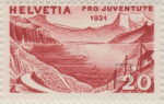 Switzerland Pro Juventute 1931 postage 20 stamp white dot above 2