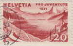 Switzerland Pro Juventute 1931 postage stamp retouching