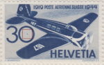 Switzerland 1944 airmail stamp error