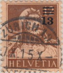 Switzerland postage stamp plate flaw BK instead of RK