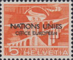 Switzerland United Nations postage stamp overprint error